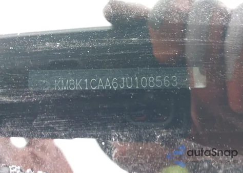 2018 Hyundai Kona Se из США, поврежденный, VIN KM8K1CAA6JU108563